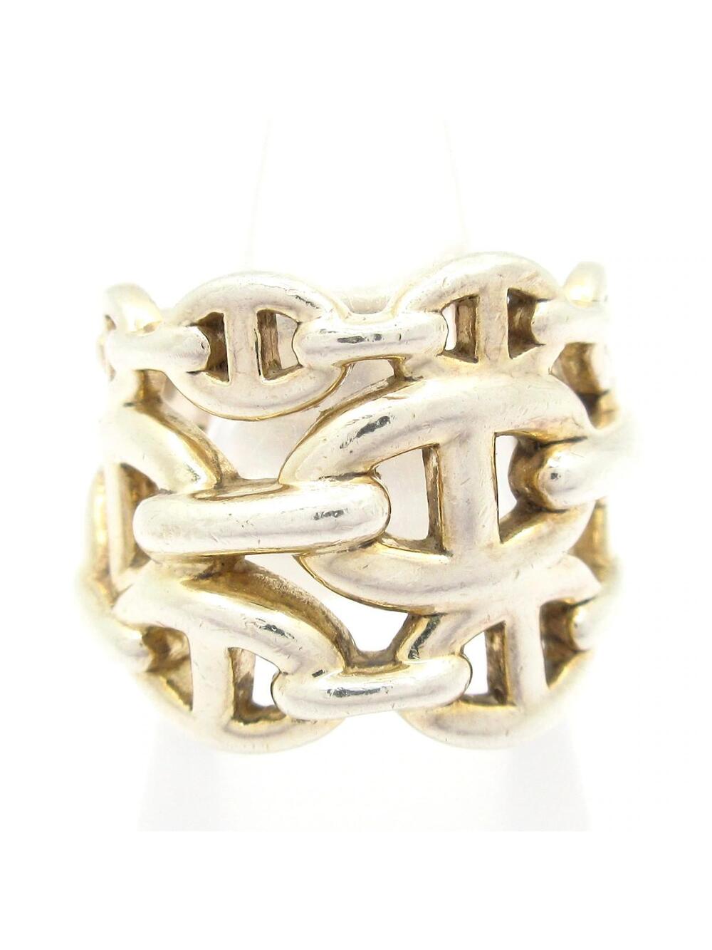 Hermes Chaine D'Ancre En Gm Silver #343738H14B